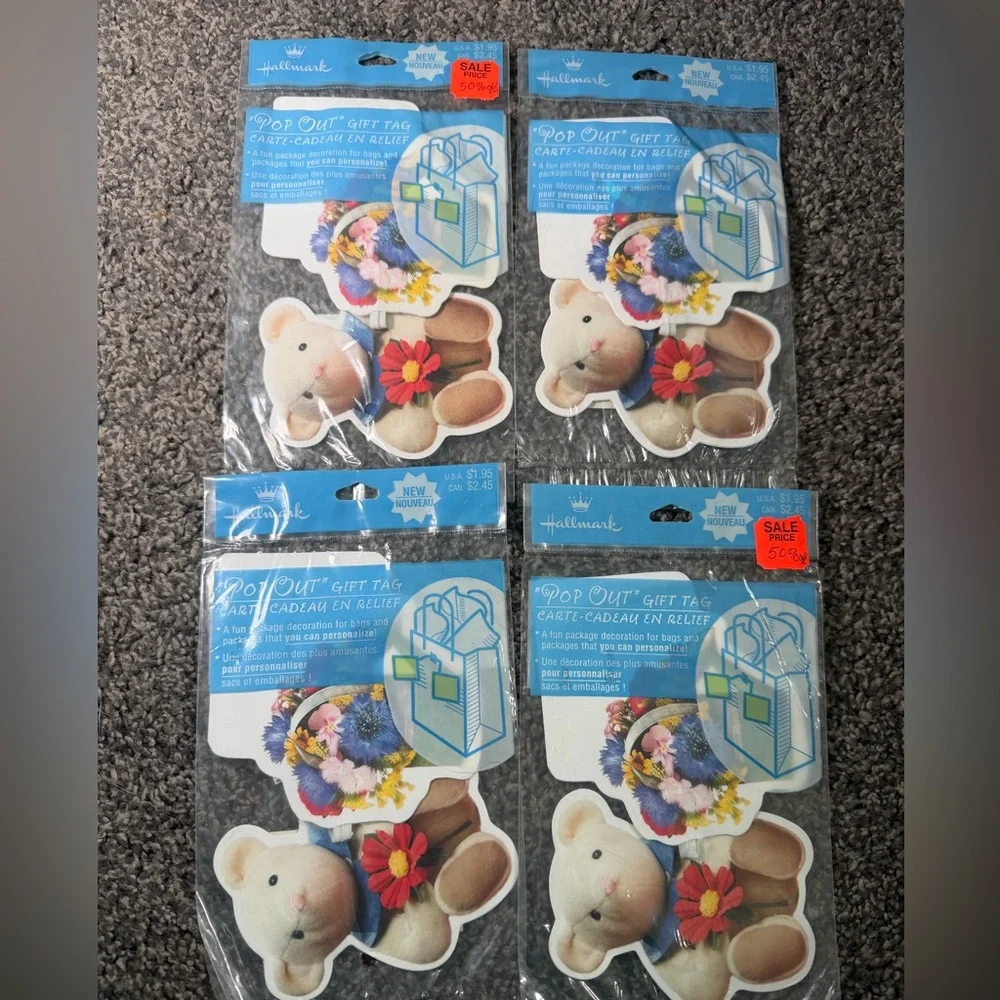 5/$25 VINTAGE POP Out Gift Tags